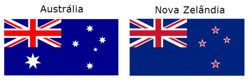 Bandeira da Austrália e Nova Zelândia